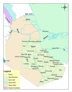 Map of Tsavo